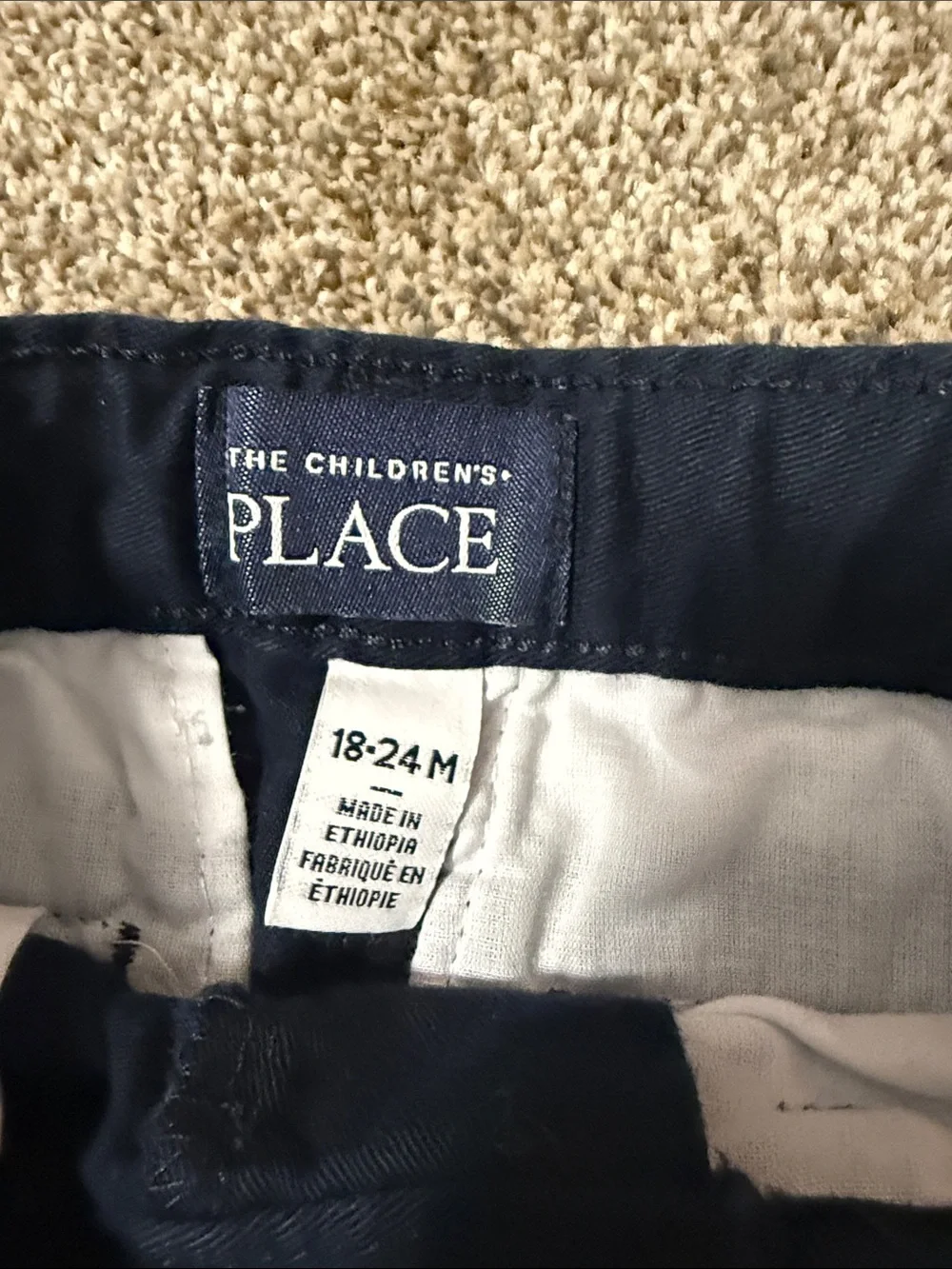 The Children's Place Toddler Pants - Navy & Khaki Pair